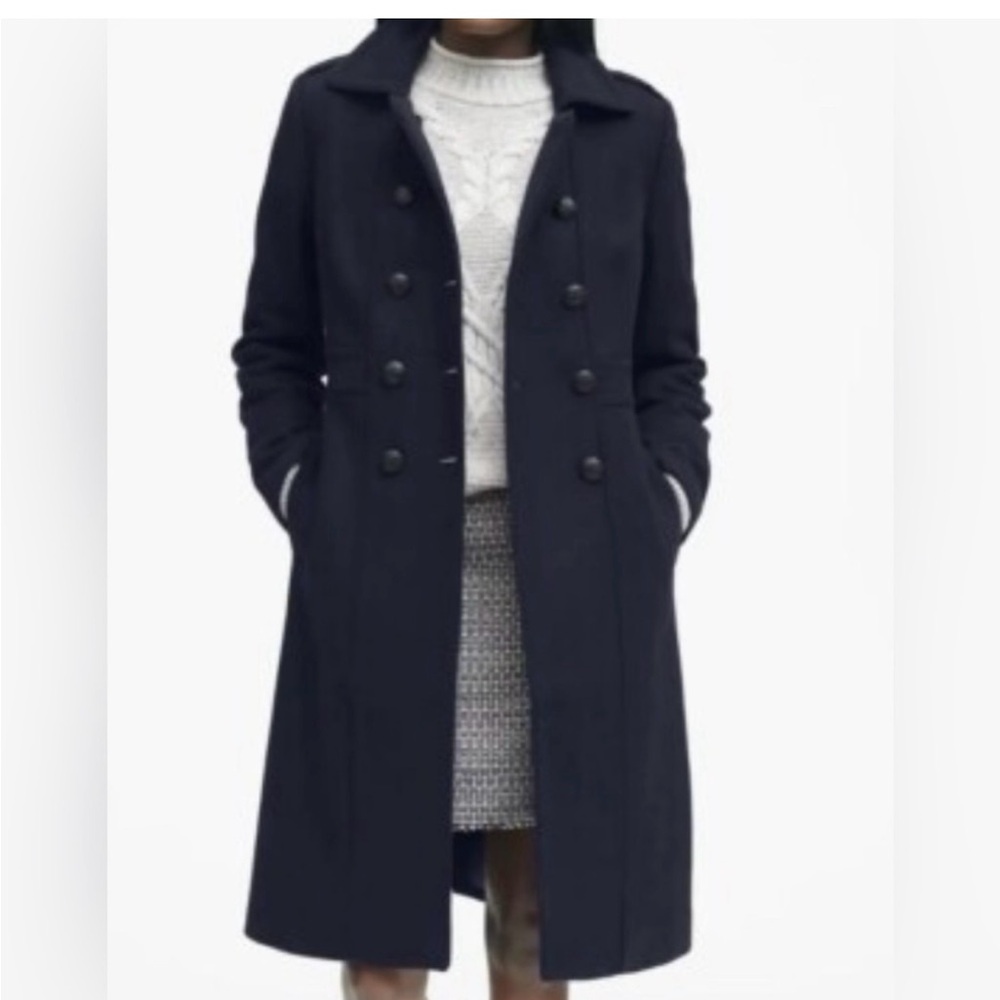 Final sale!! Banana Republic Midnight navy Overcoat